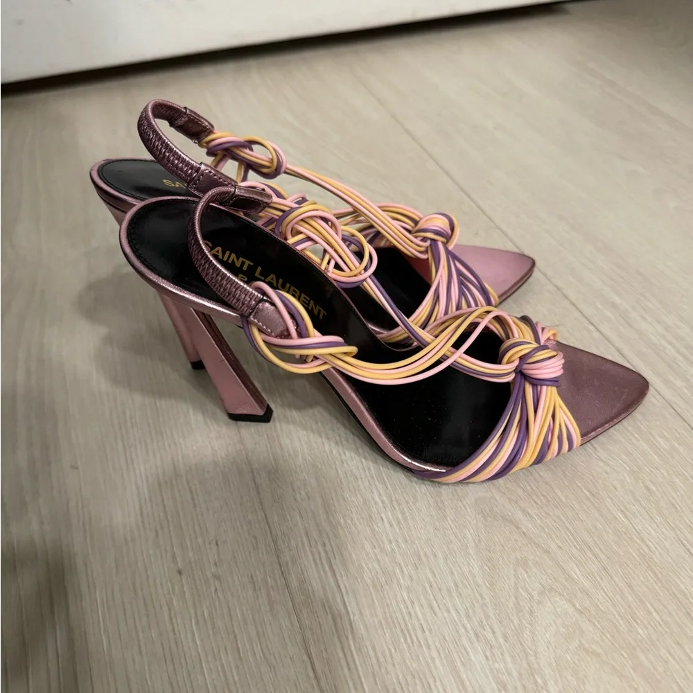 Saint Laurent Strappy Heels - Picture 6 of 10